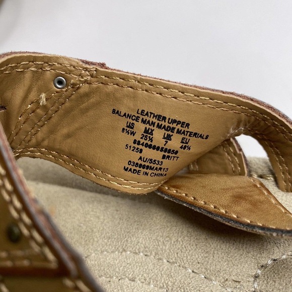 Cobbie Cuddlers Tan Leather Sandal Shoes Sz 8.5 W Hook And Loop Womens Comfort - Picture 8 of 10